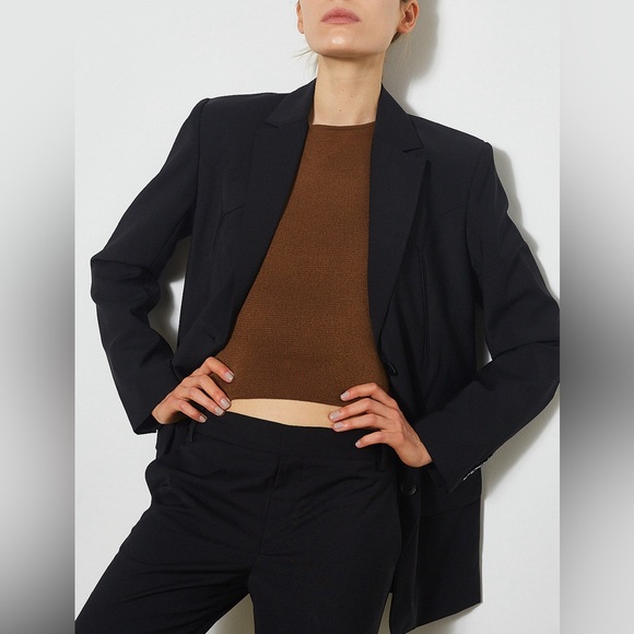 SOLD Tibi Tropical Wool Western Blazer - Picture 5 of 13